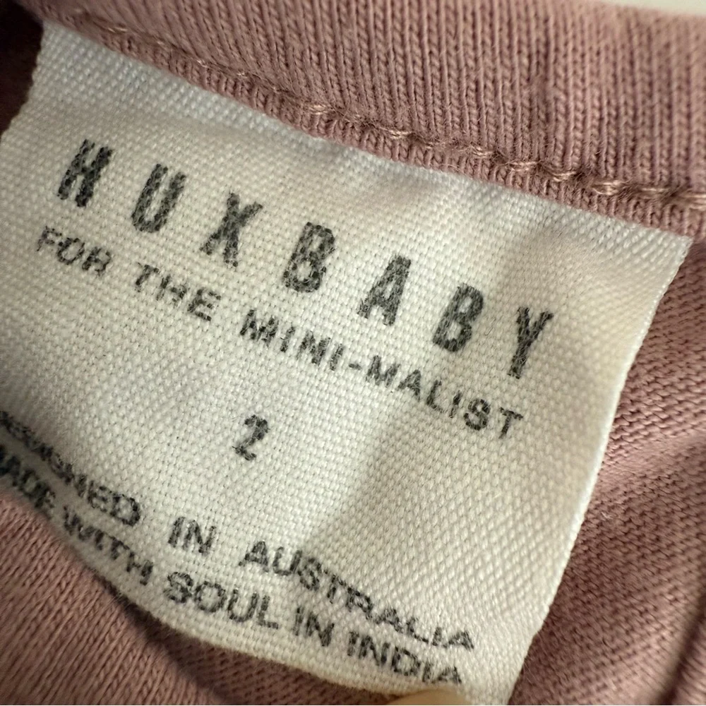 Huxbaby Pink Tutu Dress with Graphic Print Girls Size 2 - Picture 4 of 5